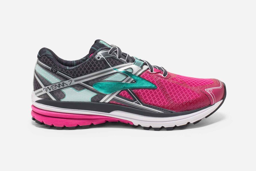 Brooks Women's Ravenna 7 Road Running Shoes Rose/Grey PAFB-91684